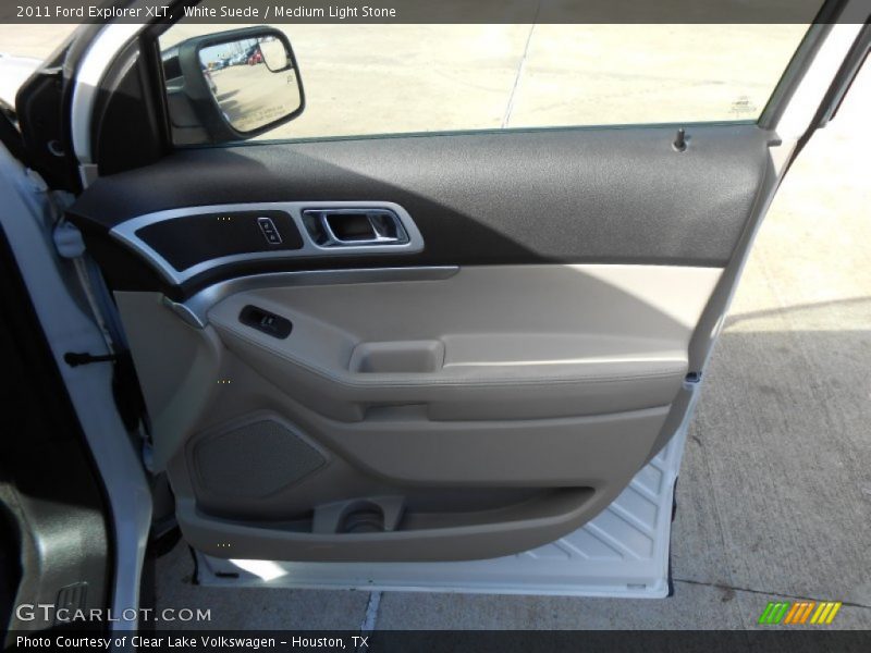 White Suede / Medium Light Stone 2011 Ford Explorer XLT