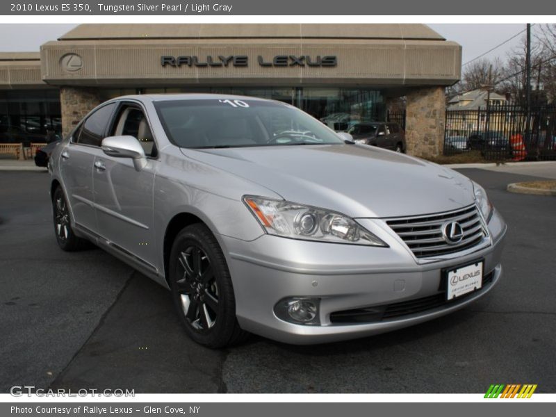 Tungsten Silver Pearl / Light Gray 2010 Lexus ES 350