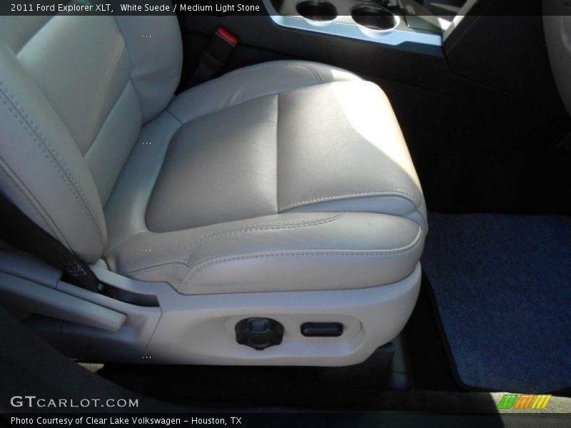 White Suede / Medium Light Stone 2011 Ford Explorer XLT