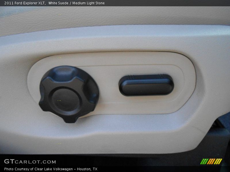 White Suede / Medium Light Stone 2011 Ford Explorer XLT