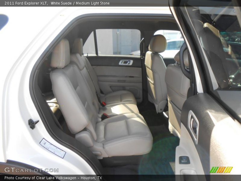 White Suede / Medium Light Stone 2011 Ford Explorer XLT