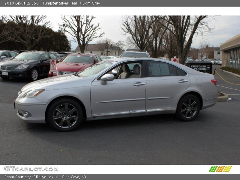 Tungsten Silver Pearl / Light Gray 2010 Lexus ES 350