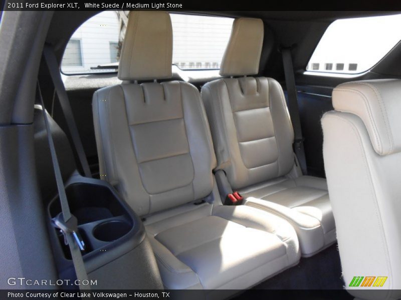 White Suede / Medium Light Stone 2011 Ford Explorer XLT