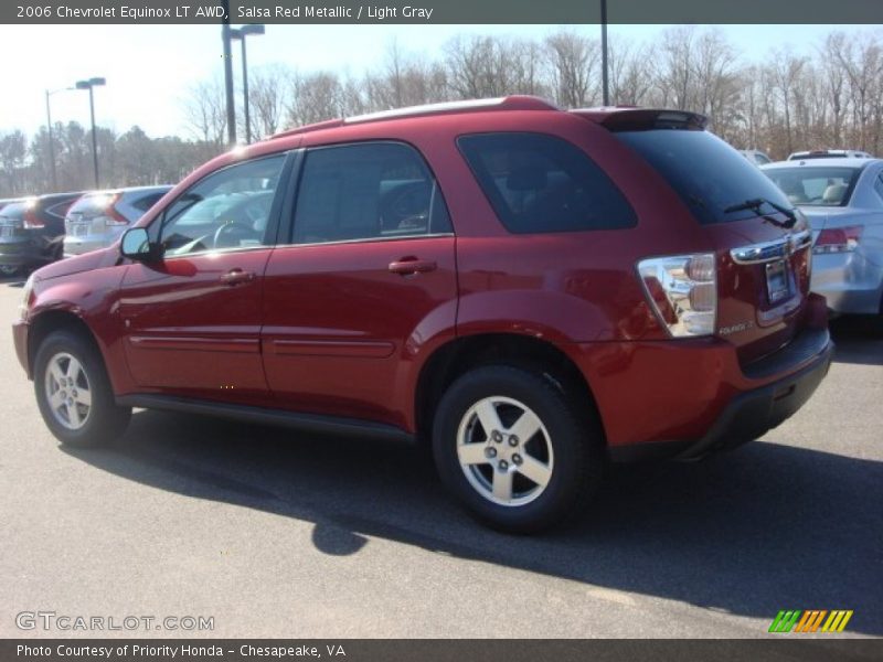 Salsa Red Metallic / Light Gray 2006 Chevrolet Equinox LT AWD