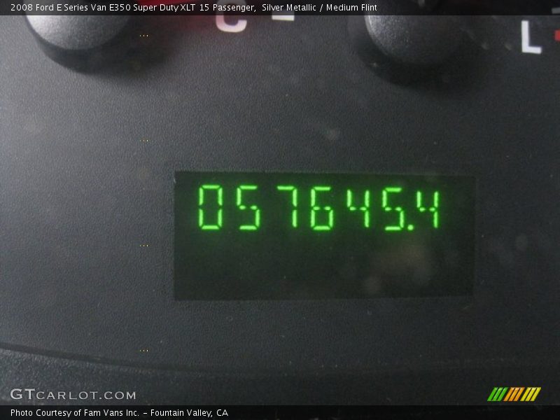 Silver Metallic / Medium Flint 2008 Ford E Series Van E350 Super Duty XLT 15 Passenger