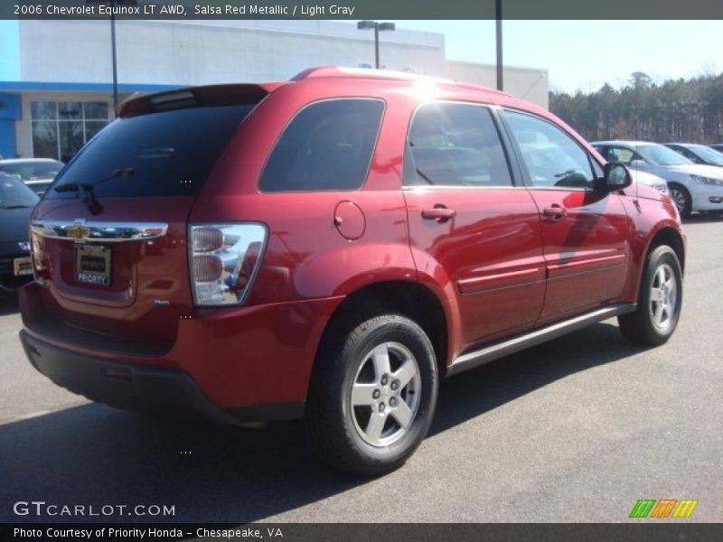 Salsa Red Metallic / Light Gray 2006 Chevrolet Equinox LT AWD