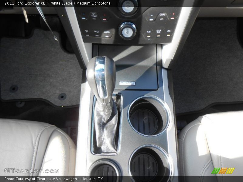 White Suede / Medium Light Stone 2011 Ford Explorer XLT