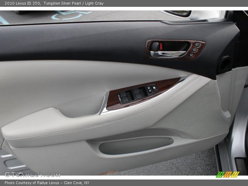Tungsten Silver Pearl / Light Gray 2010 Lexus ES 350