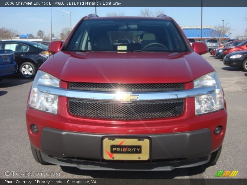 Salsa Red Metallic / Light Gray 2006 Chevrolet Equinox LT AWD