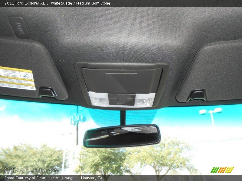 White Suede / Medium Light Stone 2011 Ford Explorer XLT