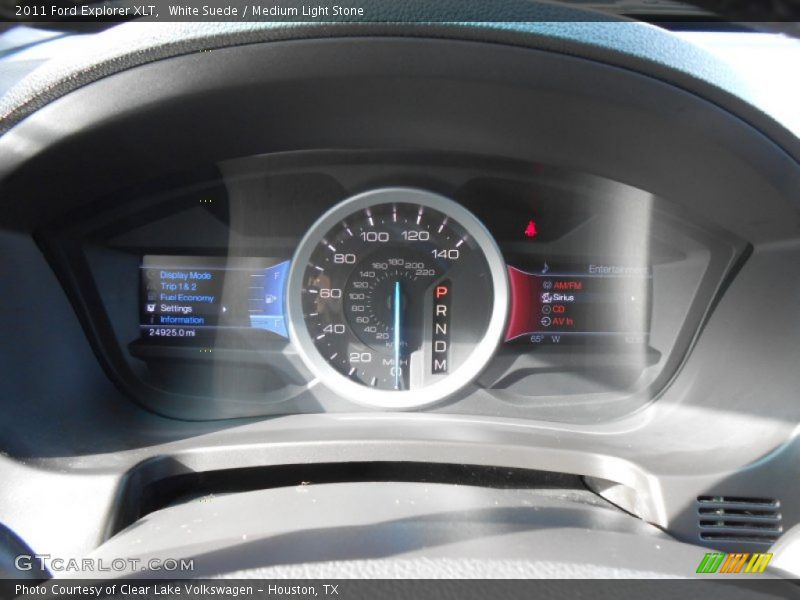 White Suede / Medium Light Stone 2011 Ford Explorer XLT