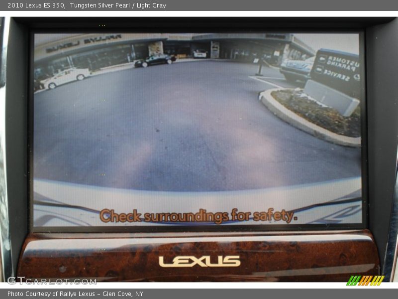 Tungsten Silver Pearl / Light Gray 2010 Lexus ES 350