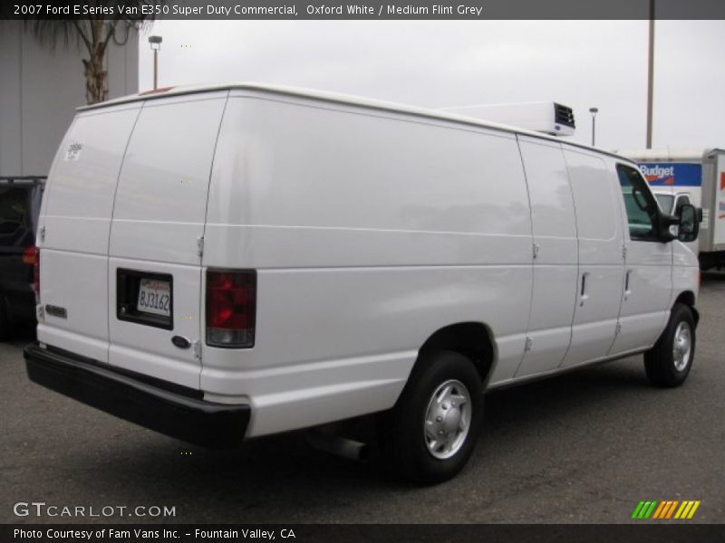 Oxford White / Medium Flint Grey 2007 Ford E Series Van E350 Super Duty Commercial