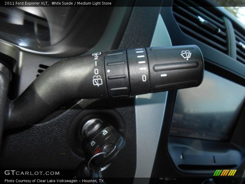 White Suede / Medium Light Stone 2011 Ford Explorer XLT