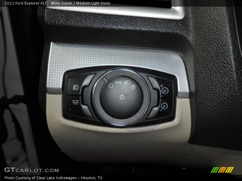 White Suede / Medium Light Stone 2011 Ford Explorer XLT