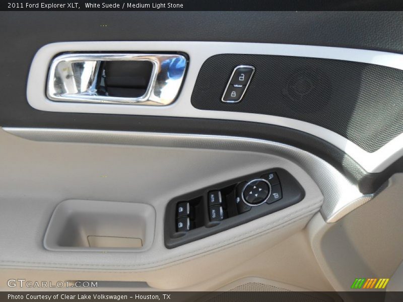 White Suede / Medium Light Stone 2011 Ford Explorer XLT