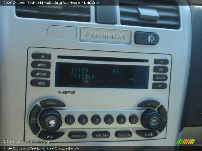 Salsa Red Metallic / Light Gray 2006 Chevrolet Equinox LT AWD