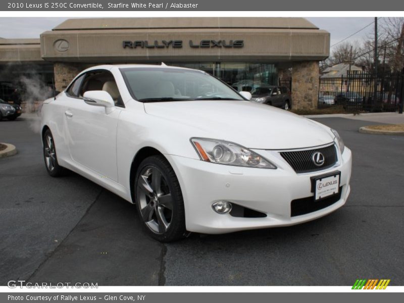 Starfire White Pearl / Alabaster 2010 Lexus IS 250C Convertible