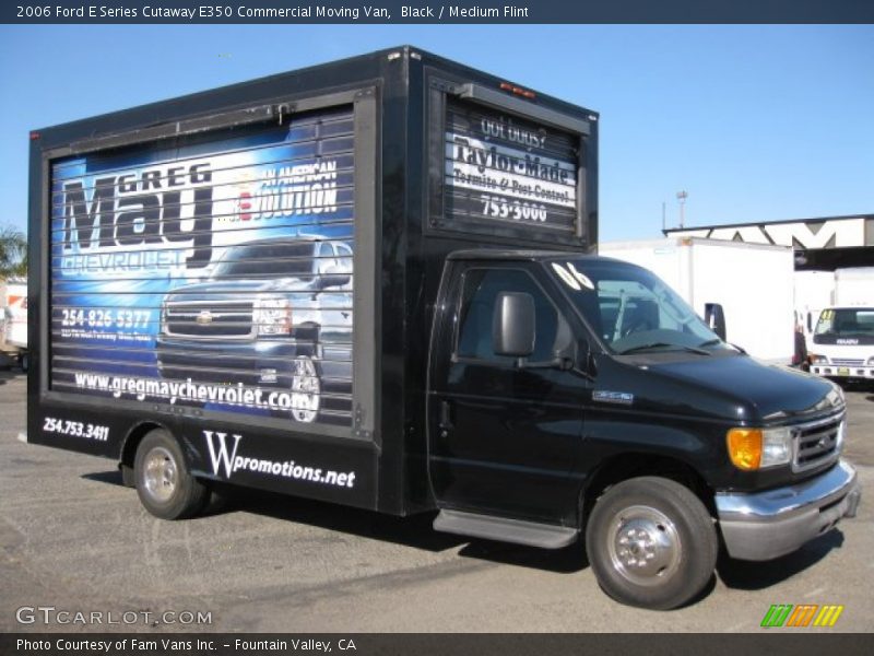 Black / Medium Flint 2006 Ford E Series Cutaway E350 Commercial Moving Van