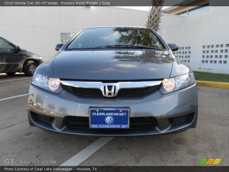 Polished Metal Metallic / Gray 2010 Honda Civic DX-VP Sedan