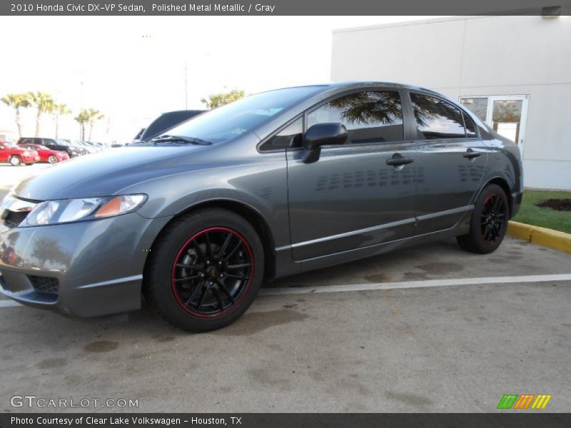 Polished Metal Metallic / Gray 2010 Honda Civic DX-VP Sedan