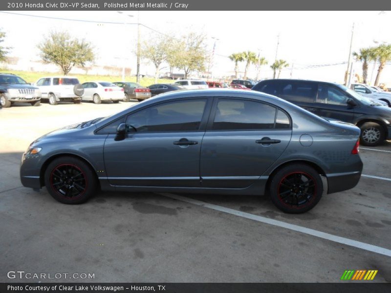 Polished Metal Metallic / Gray 2010 Honda Civic DX-VP Sedan