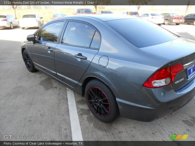 Polished Metal Metallic / Gray 2010 Honda Civic DX-VP Sedan