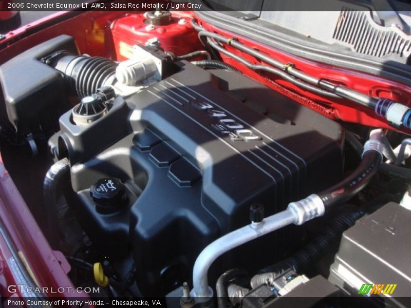 Salsa Red Metallic / Light Gray 2006 Chevrolet Equinox LT AWD