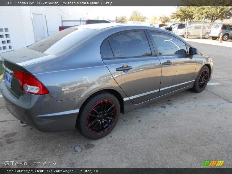 Polished Metal Metallic / Gray 2010 Honda Civic DX-VP Sedan