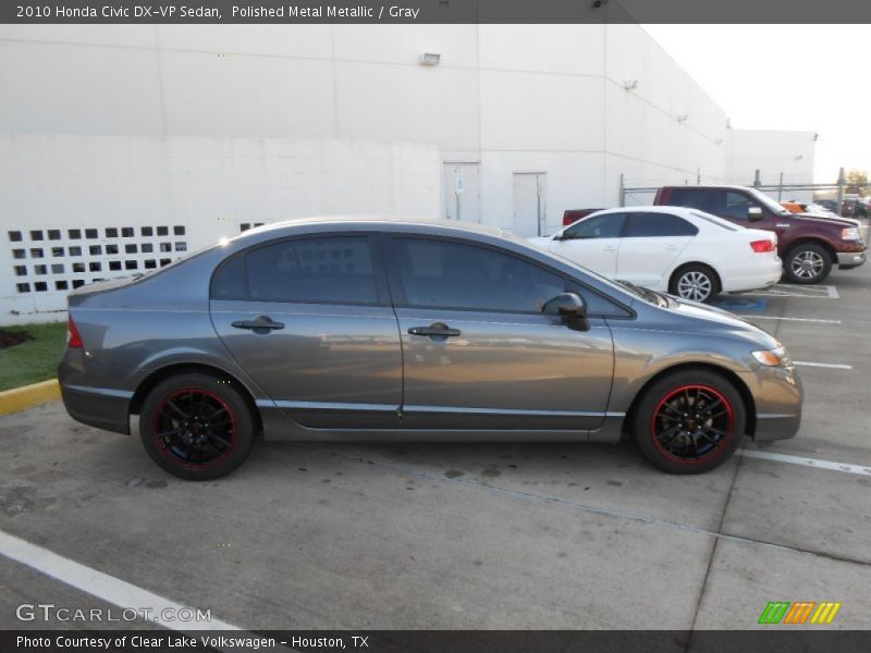 Polished Metal Metallic / Gray 2010 Honda Civic DX-VP Sedan