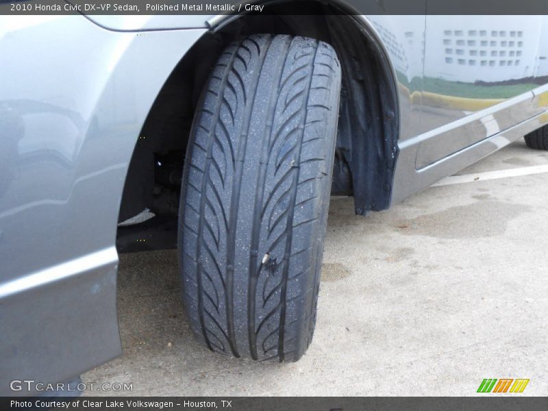 Polished Metal Metallic / Gray 2010 Honda Civic DX-VP Sedan