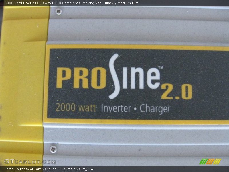 Black / Medium Flint 2006 Ford E Series Cutaway E350 Commercial Moving Van