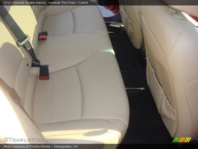 Venetian Red Pearl / Camel 2012 Hyundai Sonata Hybrid