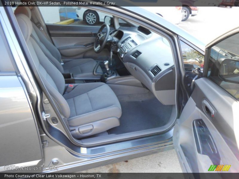  2010 Civic DX-VP Sedan Gray Interior