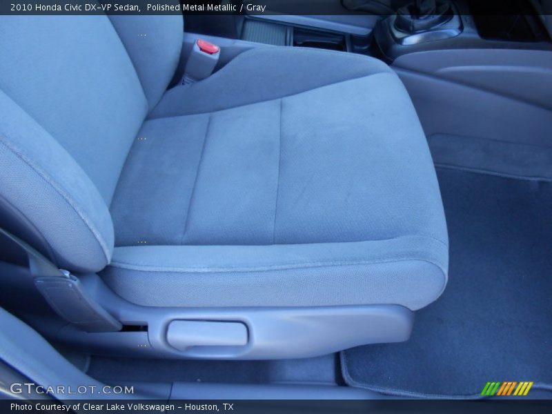 Polished Metal Metallic / Gray 2010 Honda Civic DX-VP Sedan