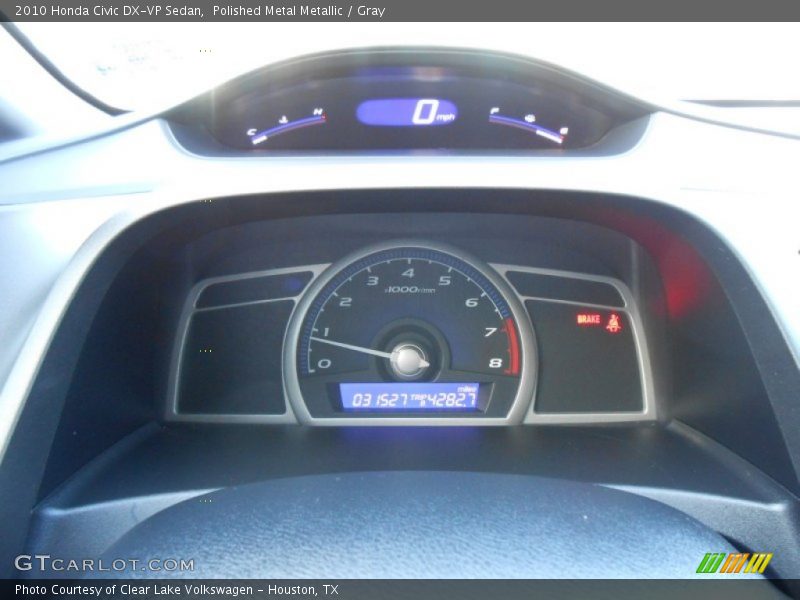  2010 Civic DX-VP Sedan DX-VP Sedan Gauges
