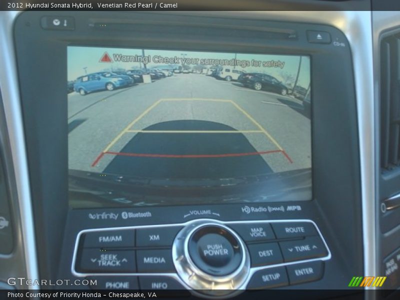 Venetian Red Pearl / Camel 2012 Hyundai Sonata Hybrid