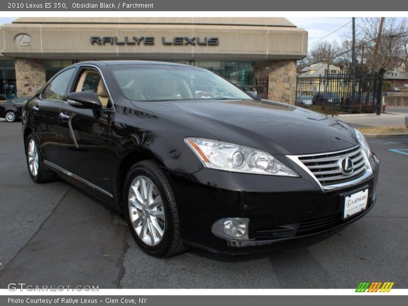 Obsidian Black / Parchment 2010 Lexus ES 350