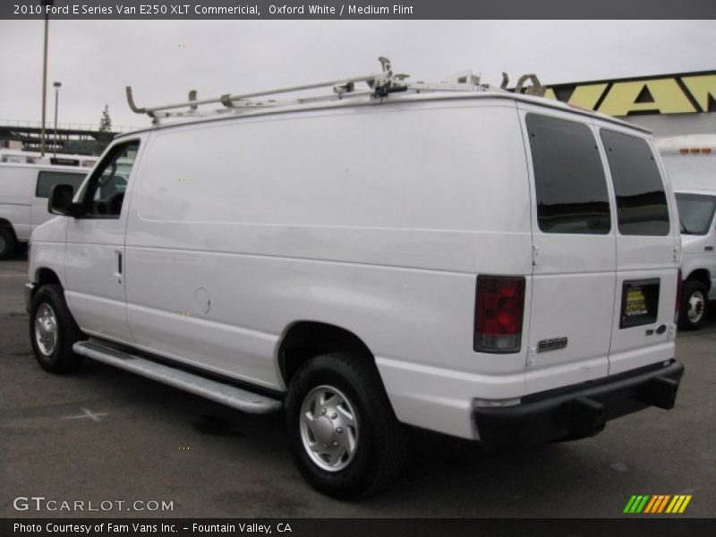 Oxford White / Medium Flint 2010 Ford E Series Van E250 XLT Commericial
