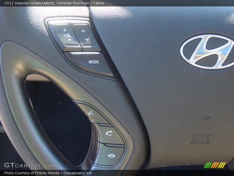 Venetian Red Pearl / Camel 2012 Hyundai Sonata Hybrid