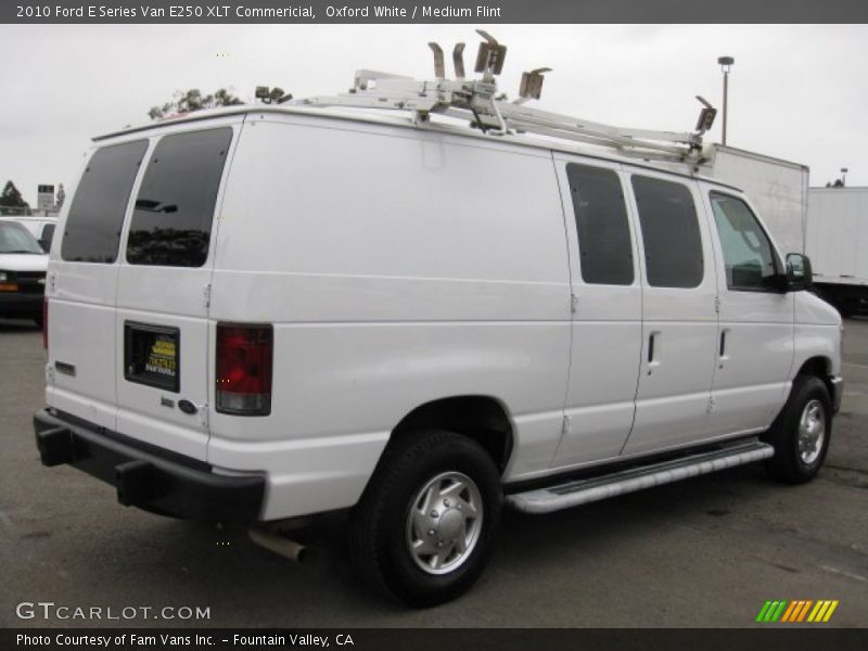 Oxford White / Medium Flint 2010 Ford E Series Van E250 XLT Commericial