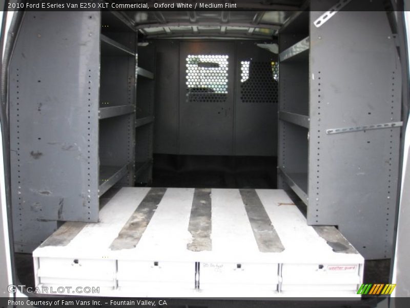 Oxford White / Medium Flint 2010 Ford E Series Van E250 XLT Commericial