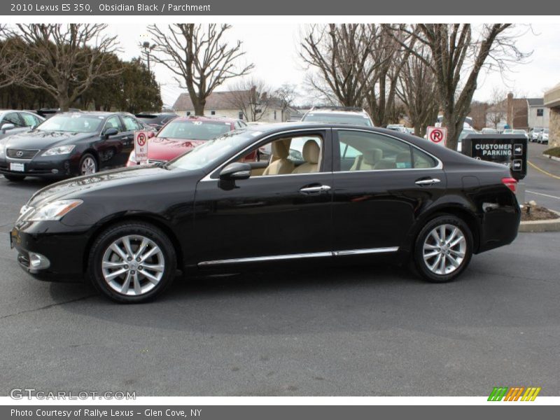 Obsidian Black / Parchment 2010 Lexus ES 350