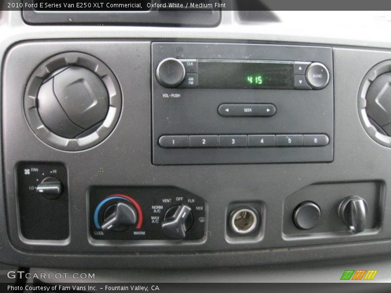 Oxford White / Medium Flint 2010 Ford E Series Van E250 XLT Commericial