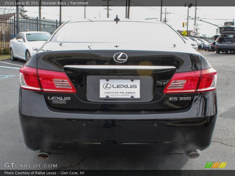 Obsidian Black / Parchment 2010 Lexus ES 350