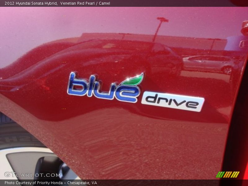 Venetian Red Pearl / Camel 2012 Hyundai Sonata Hybrid