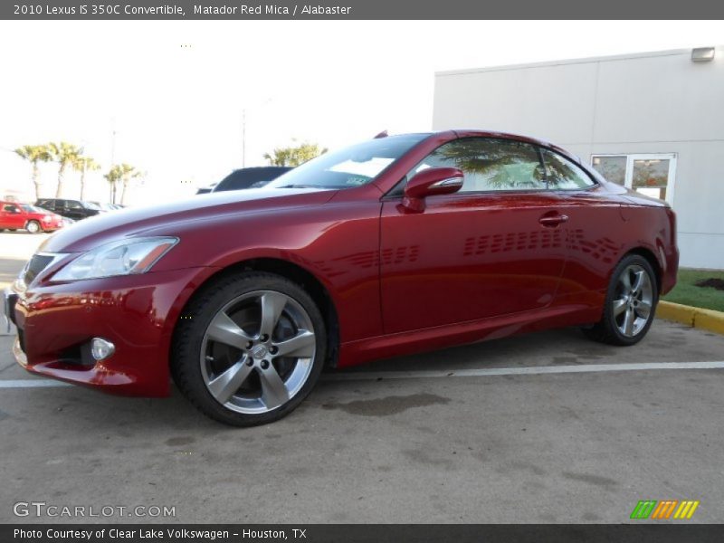 Matador Red Mica / Alabaster 2010 Lexus IS 350C Convertible