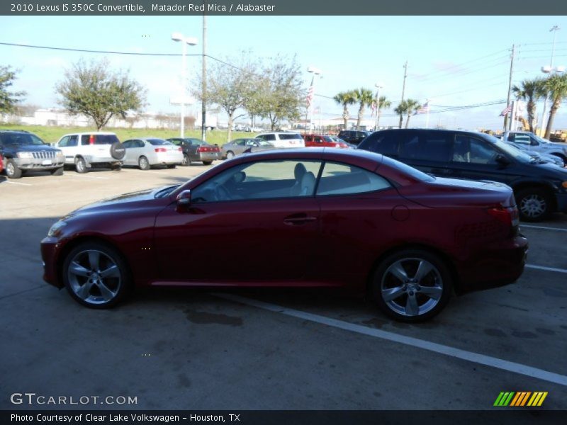 Matador Red Mica / Alabaster 2010 Lexus IS 350C Convertible