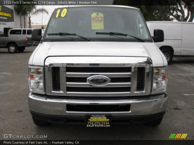 Oxford White / Medium Flint 2010 Ford E Series Van E250 Cargo