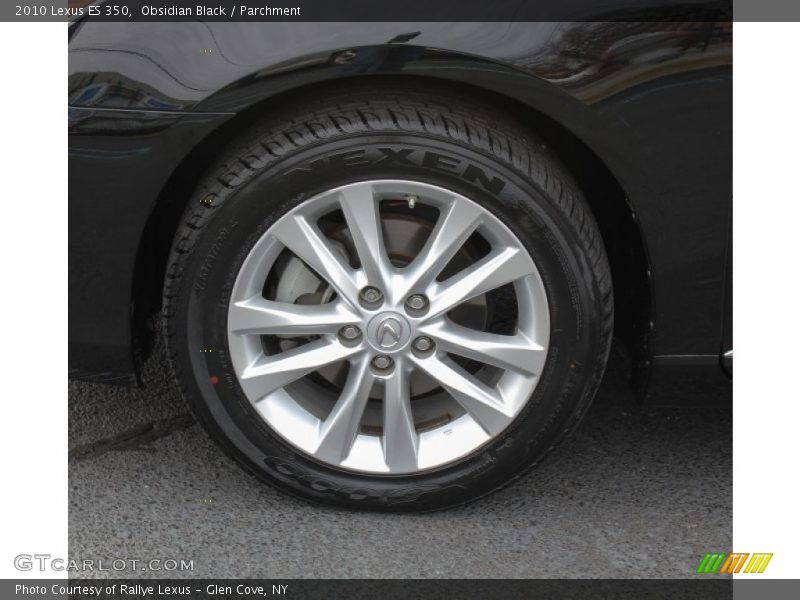 Obsidian Black / Parchment 2010 Lexus ES 350
